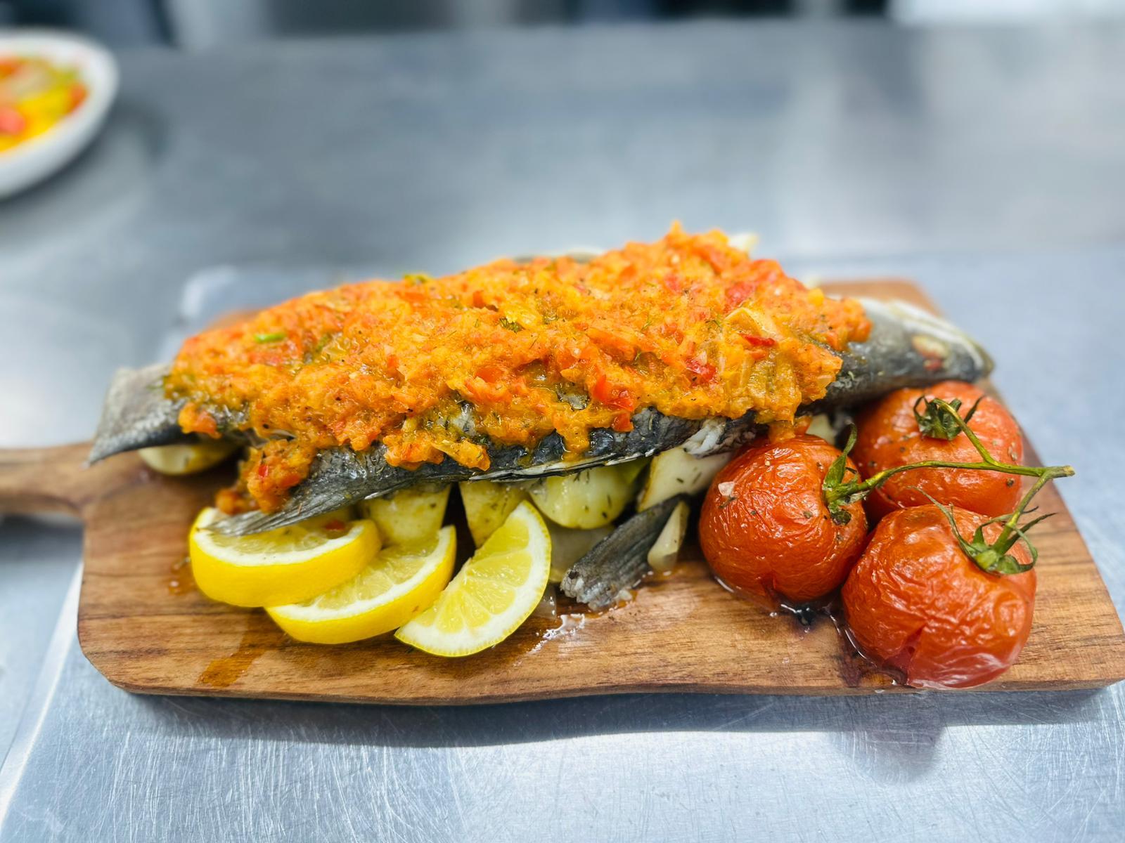 Student-prepared dish