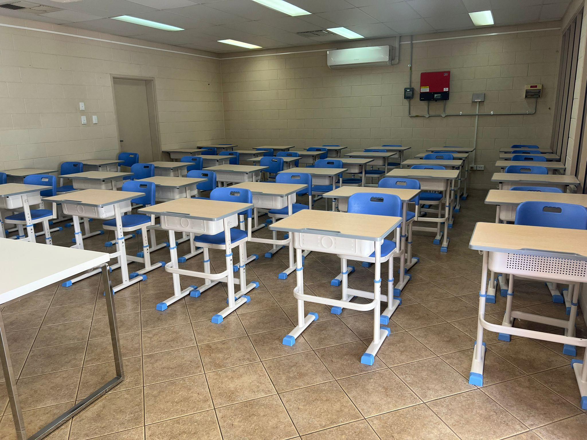 Modern classroom facility